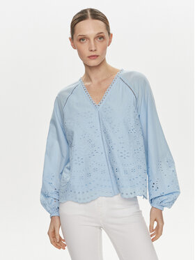 YAS YAS Bluse Luma 26032810 Himmelblau Regular Fit