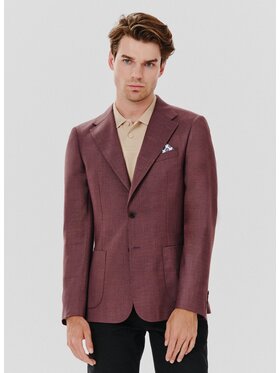 Pako Lorente Pako Lorente Marynarka P24WF-3X-017 Bordowy Slim Fit