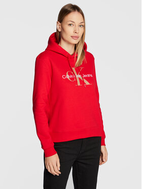Calvin Klein Jeans Calvin Klein Jeans Pulóver J20J219949 Piros Regular Fit