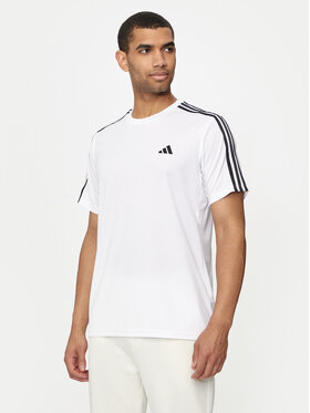 adidas adidas Φανελάκι τεχνικό Train Essentials 3-Stripes IB8151 Λευκό Regular Fit