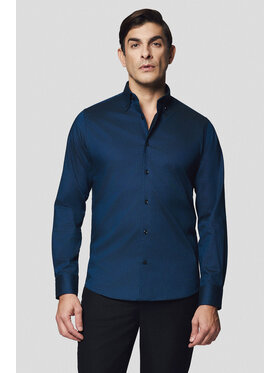 Lancerto Lancerto Koszula Trine KO073224000022 Granatowy Slim Fit