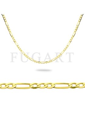Fugart Fugart Naszyjnik Figaro 50 cm FUGLA467G Złoty