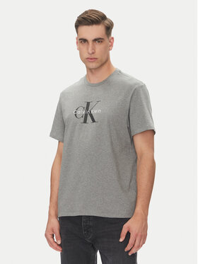 Calvin Klein Jeans Calvin Klein Jeans T-Shirt Hero Monologo LV04RB862G Szary Regular Fit