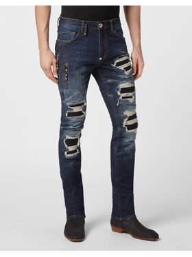 PHILIPP PLEIN PHILIPP PLEIN Jeansy 9215 Niebieski jasny Skinny Fit