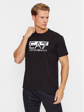 EA7 Emporio Armani EA7 Emporio Armani Тишърт 6RPT81 PJM9Z 0200 Черен Regular Fit