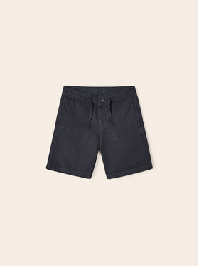 Mayoral Mayoral Pantalon scurți din material 3221 Negru Regular Fit