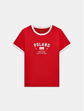 Guess Jeans Guess Jeans T-shirt 183096 Rosso Classic Fit