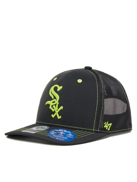 47 Brand 47 Brand Kšiltovka MLB Chicago White Sox XRAY ’47 TRUCKER B-XRAYD06BBP Černá