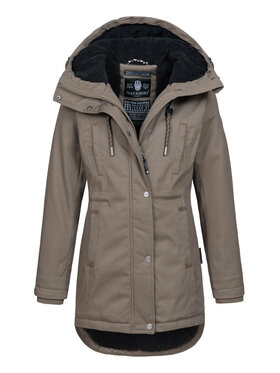 Navahoo Navahoo Kurtka zimowa Winterfunke Brązowy Regular Fit