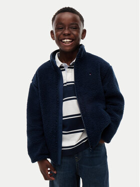 Tommy Hilfiger Tommy Hilfiger Fleecová mikina KB0KB10634 Tmavomodrá Regular Fit