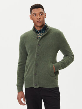 Barbour Barbour Kardigán Essential MKN0731OL51 Zöld Regular Fit