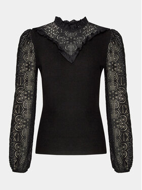 NAF NAF NAF NAF Блуза YHNT66 Черен Regular Fit