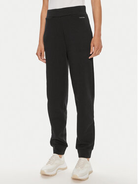 Calvin Klein Calvin Klein Pantaloni trening Nano Logo K20K207214 Negru Relaxed Fit