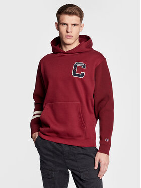 Champion Champion Majica dugih rukava Bookstore Logo 217884 Tamnocrvena Custom Fit
