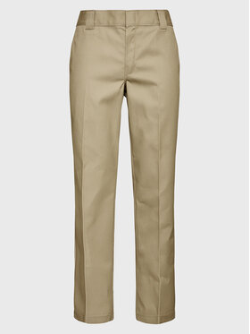 Dickies Dickies Pantaloni di tessuto Work DK0A4XK9KHK Beige Slim Fit