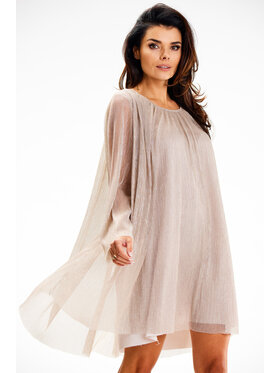 Awama Awama Abito da sera A628 Beige Basic Fit