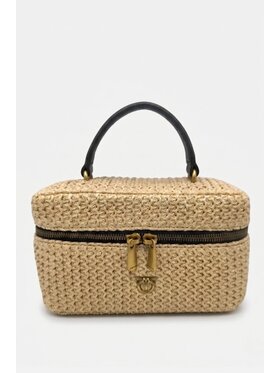 PINKO PINKO Torebka Vanity Soft Mini Beżowy