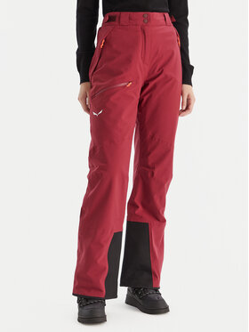 Salewa Salewa Smučarske hlače Antelao Beltovo Twr Pnt 28252 Bordo rdeča Regular Fit