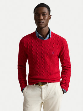 Polo Ralph Lauren Polo Ralph Lauren Sweter 710876762006 Czerwony Regular Fit