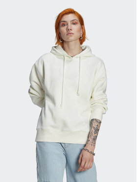 adidas adidas Sweatshirt Trefoil Graphic Embroidery HM1636 Beige Loose Fit