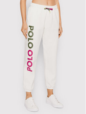 Polo Ralph Lauren Polo Ralph Lauren Παντελόνι φόρμας 211856700001 Λευκό Regular Fit