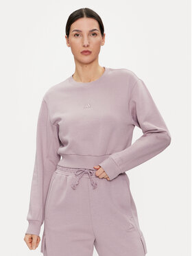 adidas adidas Mikina All Szn Fleece IW1226 Fialová Regular Fit