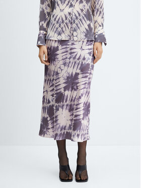 Mango Mango Midi szoknya Prisma 57096021 Színes Regular Fit