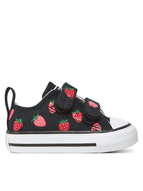 Converse Converse Plátenky Chuck Taylor All Star Strawberries Easy-On A14929C Čierna
