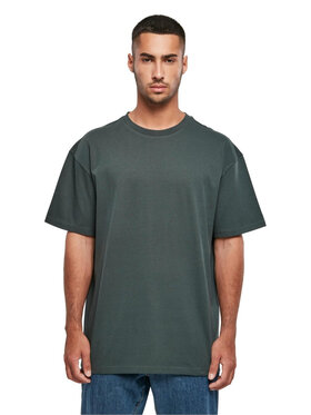 TeeShoppen TeeShoppen T-Shirt 'Oversized Collection' Zielony Oversize