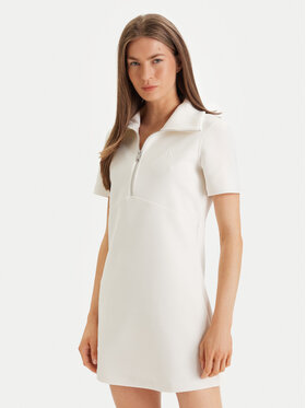 Calvin Klein Calvin Klein Ежедневна рокля LV044F207G Бежов Regular Fit