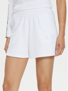 Armani Exchange Armani Exchange Spordišortsid 3DYS71 YJFDZ 1000 Valge Regular Fit