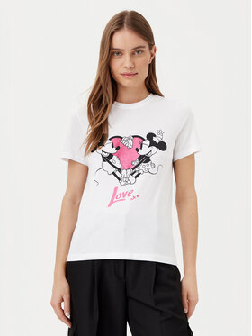 ONLY ONLY T-Shirt Mickey 15317991 Biały Regular Fit