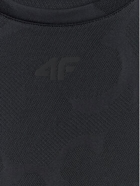 4F 4F Koszulka techniczna ATHLETIC Czarny Regular Fit