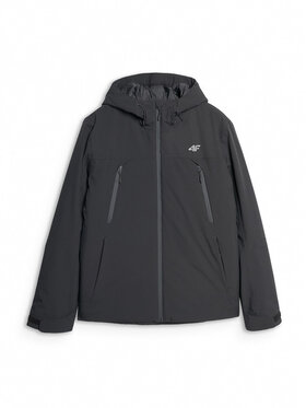 4F 4F Kurtka przejściowa URBAN COMMUTER Czarny Regular Fit