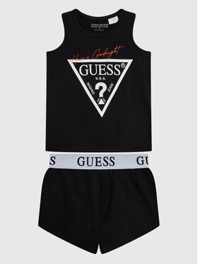 Guess Guess Pyžamo J1BG00 J1311 Čierna Regular Fit