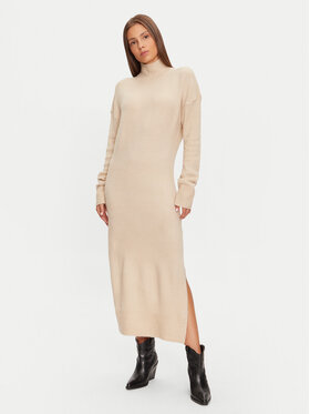 Brave Soul Brave Soul Φόρεμα υφασμάτινο LKD-230MINGLGBST Μπεζ Regular Fit