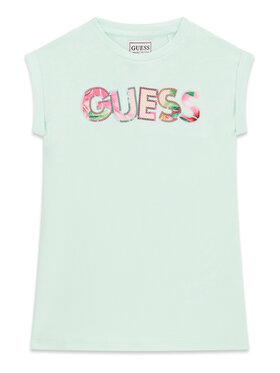Guess Guess Sukienka codzienna K6GK10 KAE24 Zielony jasny Regular Fit