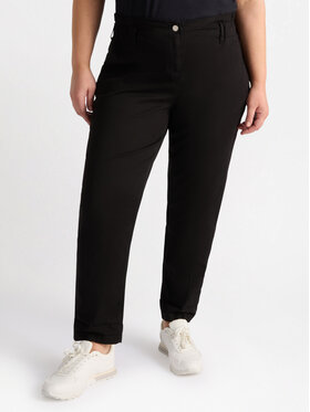 Fiorella Rubino Fiorella Rubino Pantaloni di tessuto P705T104888N033 Nero Boy Fit