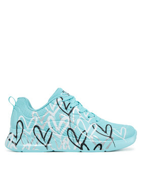 Skechers Skechers Sneakersy Uno Lite - Heart of Hearts 177977/TURQ Tyrkysová