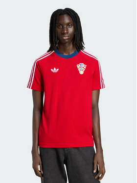 adidas adidas Koszulka techniczna 172520 Czerwony Slim Fit
