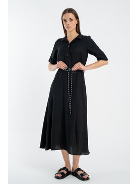 CLICK CLICK Letní šaty 60-6103 Černá Comfortable Fit