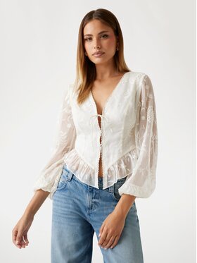 Guess Guess Top 177727 Biały Classic Fit
