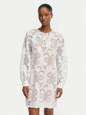 MICHAEL Michael Kors MICHAEL Michael Kors Poletna obleka MS683E2KR2 Bela Relaxed Fit