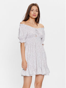 Glamorous Glamorous Každodenné šaty CK7006 Biela Regular Fit
