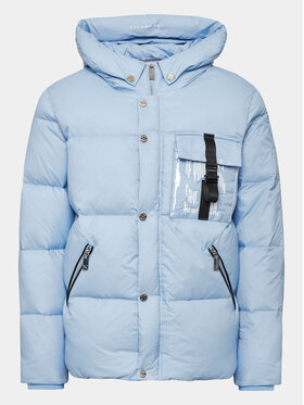 Richmond X Richmond X Μπουφάν πουπουλένιο UMA23095PI Γαλάζιο Regular Fit