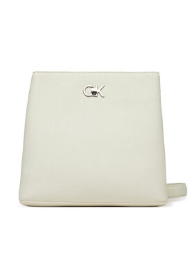Calvin Klein Calvin Klein Дамска чанта Ck Bucket Bag_Tex K60K613179 Бял