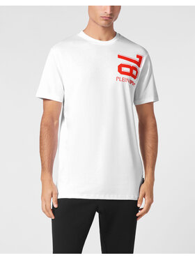 Plein Sport Plein Sport T-Shirt 14275 Biały Regular Fit