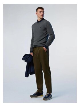 North Sails North Sails Maglione Maglione girocollo in cashmere Grigio Regular Fit