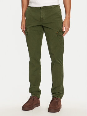 Mustang Mustang Штани з тканини Daytona 1015776 Зелений Slim Fit