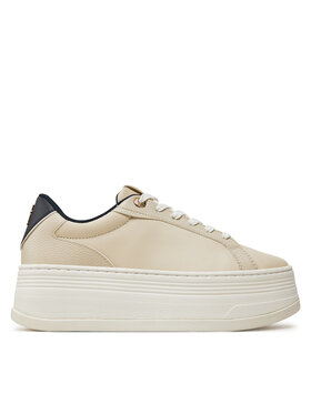 Tommy Hilfiger Tommy Hilfiger Superge Th Platform Sneaker Triangle FW0FW08115 Bež